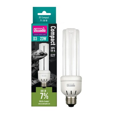 Arcadia D3 Compact Bulb, 7%, 23w